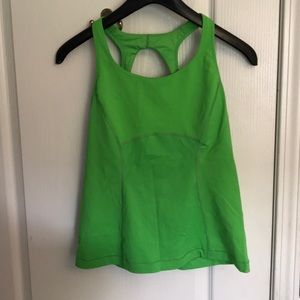 Tinker bell green work out top